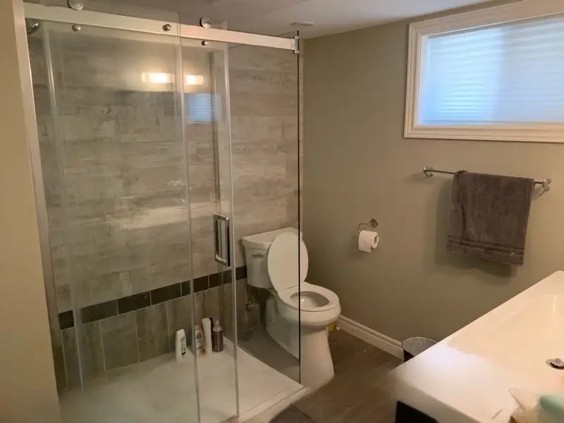 Basement bathroom at 16 Parkdale Cres