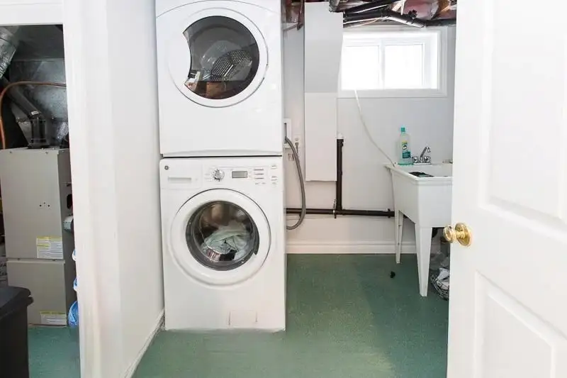 Basement laundry at 16 Parkdale Cres