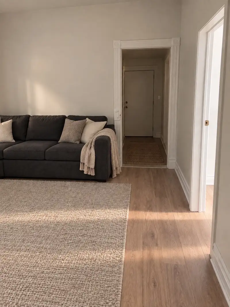 Living room at 208 Bernard Ave