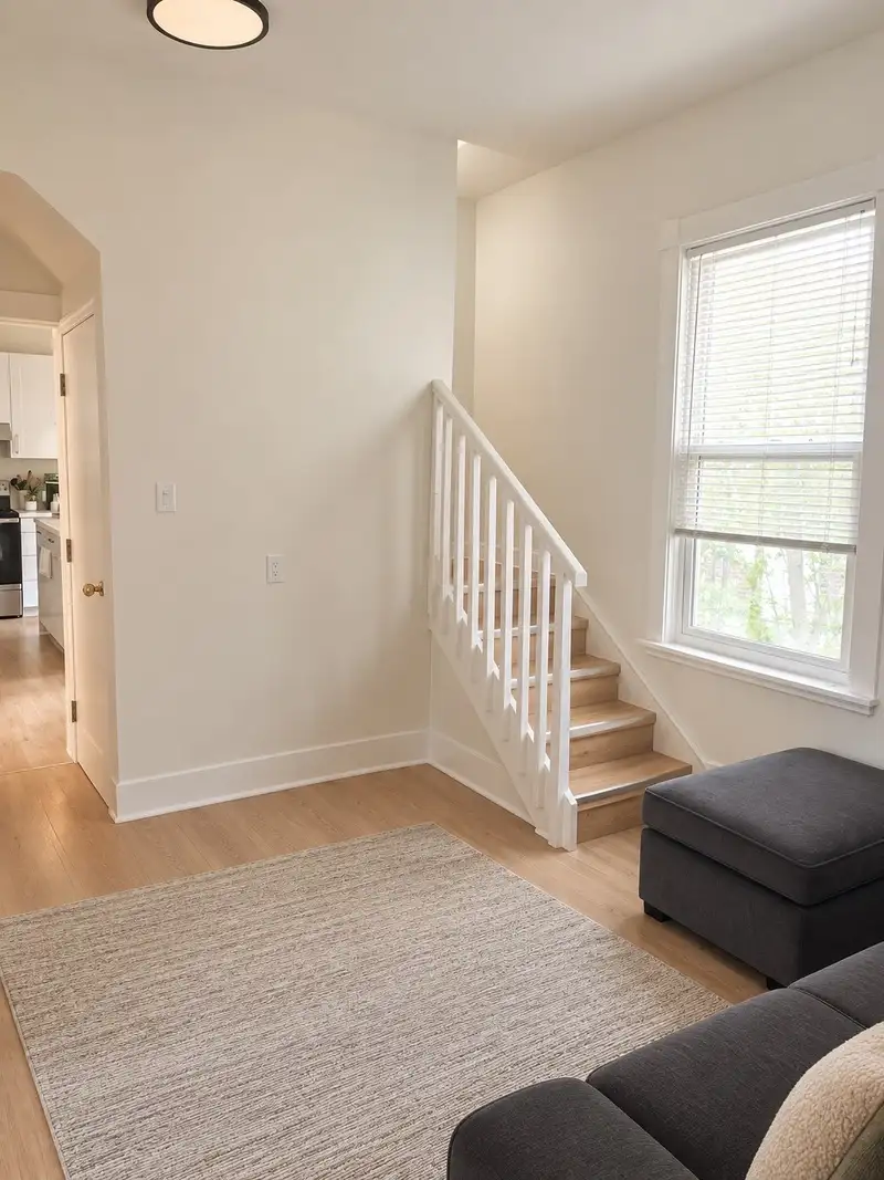 Living room at 208 Bernard Ave