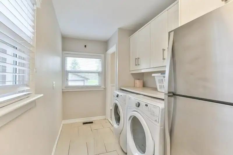 Laundry room at 228 Raymond Ave