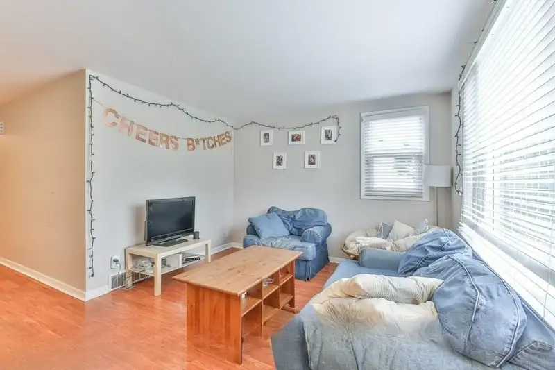 Living room at 228 Raymond Ave