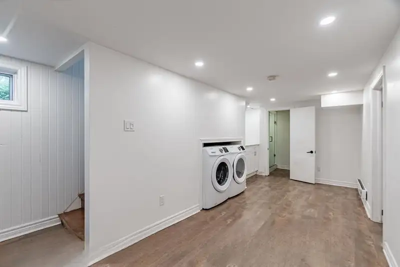 Basement laundry at 367 Huron St