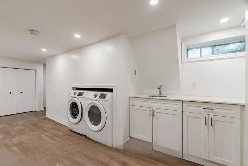 Basement laundry at 367 Huron St