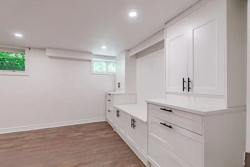 Basement storage at 367 Huron St
