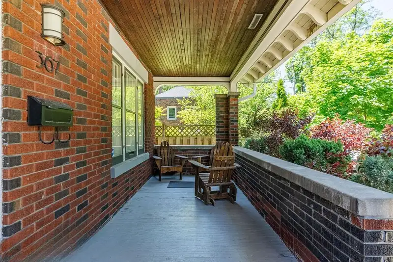 Front porch at 367 Huron St